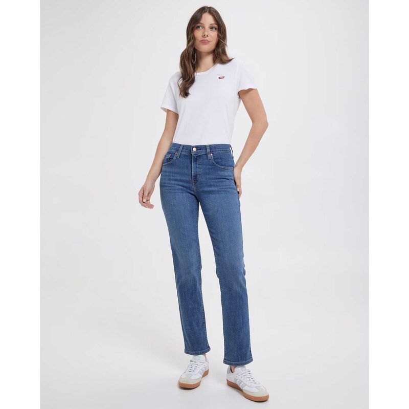 Levi's 724 High Rise Straight Way Way Back image number 2